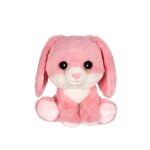 Peluche puppy eyes pets - lapin rose - 22 cm rose