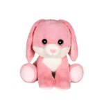 Peluche - peluche puppy eyes pets - lapin rose - 40 cm rose