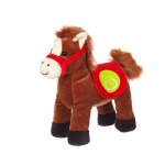 Peluche - race poneez sonore 22cm rouge Peluche - race poneez sonore 22cm rouge