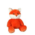 Peluche renard 80 cm orange