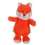 Peluche - renard - econimals 15 cm orange