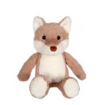 Peluche - peluche renard taupe fall friends - 18 cm marron