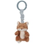 Peluche renard vibrante � suspendre marron