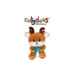Peluche renne ginger 13 cm blanc
