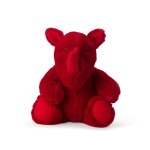 Peluche rira le rhino rouge 29 cm rouge