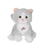Peluche sonore chat dogz & kats - 18 cm gris Peluche sonore chat dogz & kats - 18 cm gris