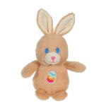 Peluche sonore lapin - les amis de pâques 13 cm marron Peluche sonore lapin - les amis de pâques 13 cm marron