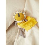 Peluche souris avec doudou, crochet - 33 cm lion