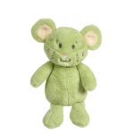 Peluche - souris - econimals 24 cm beige