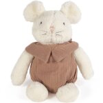Peluche souris poppy cannelle, �cru