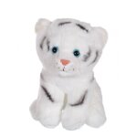 Peluche - tigre blanc - mimi flinous 20 cm blanc