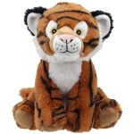 Peluche tigre - collection eco clins 20cm orange