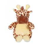 Peluche - peluche toodoux girafe - 15 cm marron