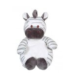 Peluche - peluche toodoux z�bre - 15 cm noir