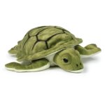Peluche tortue 23 cm vert