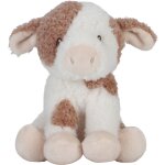Peluche vache toute douce compagnon c�lin lavable en machine d�s la naissance multicolore