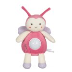 Peluche - veilleuse bamboo - coccinelle - 26 cm rose Peluche - veilleuse bamboo - coccinelle - 26 cm rose
