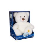 Peluche veilleuse glowy, mon ourson lumineux beige 24 cm marron