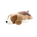 Peluche vick le chien beagle 54 cm marron