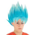 Perruque bleue goku saiyan super bleu