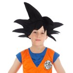 Perruque noire goku saiyan noir