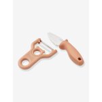 Pertense set couteau + �pluche l�gume rose