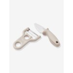 Pertense set couteau + �pluche l�gume taupe