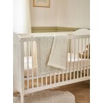 Petit boutis en gaze de coton beige clair imprimé Petit boutis en gaze de coton beige clair imprimé