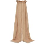 Petit ciel de lit marron clair