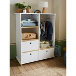 Petit dressing ptilou blanc / bois