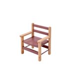 Petit fauteuil juliette hybride vieux rose