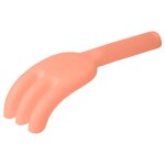 Petit r�teau jouet de jardin et de plage coral