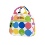 Petit sac  main fluo pois