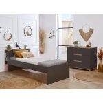Petite chambre enfant milor anthracite / bois