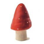 Petite lampe veilleuse champignon rouge