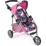 Petite poussette de jogging lola licorne pour poupe rose