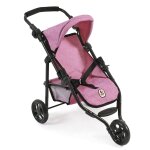 Petite poussette de jogging lola pour poupons rose