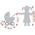 Petite poussette de jogging lola pour poupons rose