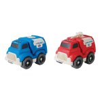Petites voitures - pack de police et camion de pompier multicolore Petites voitures - pack de police et camion de pompier multicolore