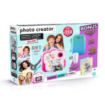 Photo creator - appareil photo instantan� deluxe pack rose - photo, selfie, vid�o, impression sans encre, ...