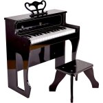 Piano droit sur pieds Électronique noir Piano droit sur pieds Électronique noir