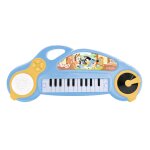 Piano �lectronique pour enfants bluey avec effets lumineux bleu