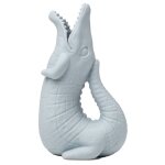 Pichet de plage crocodile en silicone duck egg blue