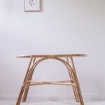 Pied de couffin en rotin, pour couffin 70x30cm naturel