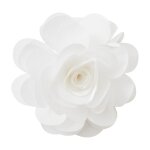 Pince cheveux fleur c�r�monie blanc