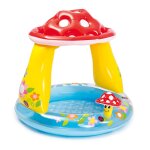 Piscine gonflable champignon multicolore