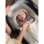 Plaid bb  capuche en molleton, doubl peluche hygge