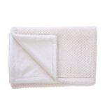 Plaid enfant et or beige