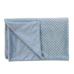 Plaid enfant r�tro 5 bleu