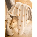 Plaid imprim polaire personnalisable blanc imprim